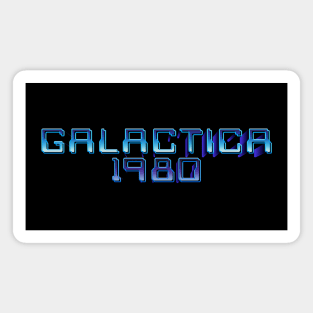 Battlestar Galactica 1980 3D Chrome Logo Magnet